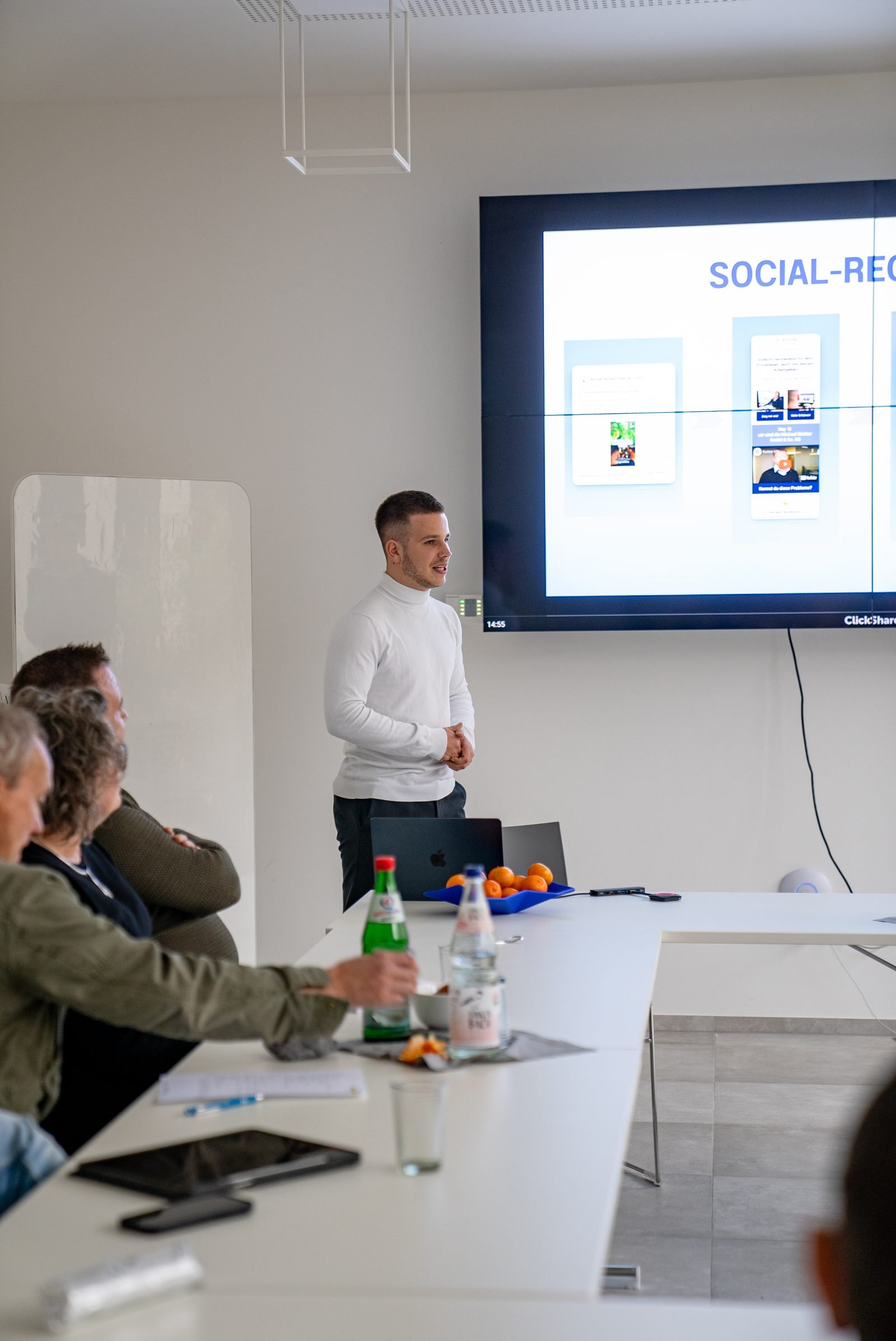 Vortrag zu Social Recruiting bei einem sscale Branchentreffen